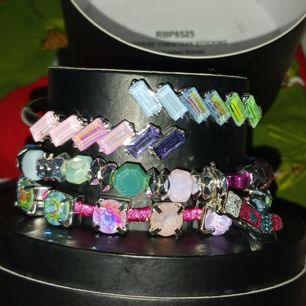 Colorful Crystal Bracelet Set